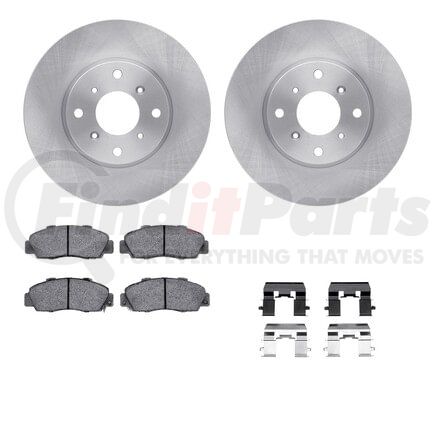 6512-59237 by DYNAMIC FRICTION COMPANY - Brake Rotor with 5000 Brake Pads and Hardware Kit