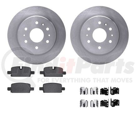 6512-63599 by DYNAMIC FRICTION COMPANY - Brake Rotor with 5000 Brake Pads and Hardware Kit