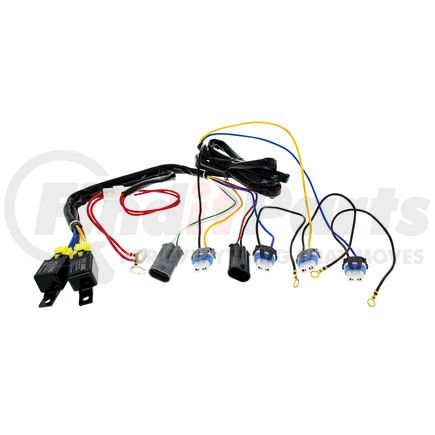 34264 by UNITED PACIFIC - Headlight Relay Connector - Headlight Relay Harness Kit, 9005/9006