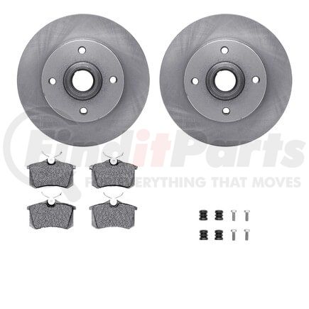 6512-74146 by DYNAMIC FRICTION COMPANY - Brake Rotor with 5000 Brake Pads and Hardware Kit