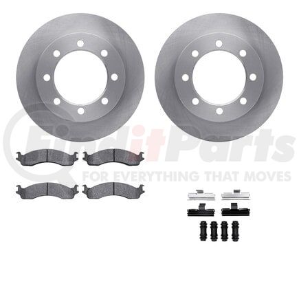 6512-99381 by DYNAMIC FRICTION COMPANY - Brake Rotor with 5000 Brake Pads and Hardware Kit