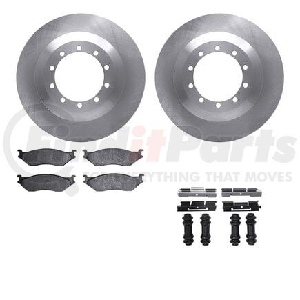 6512-99432 by DYNAMIC FRICTION COMPANY - Brake Rotor with 5000 Brake Pads and Hardware Kit