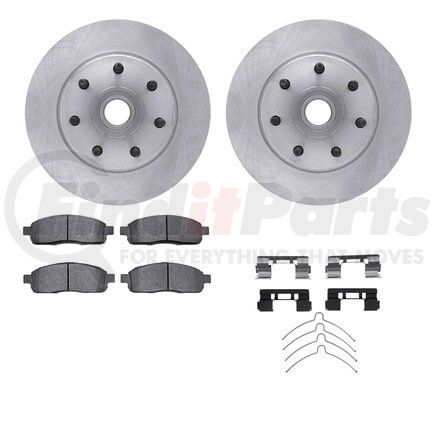 6512-99546 by DYNAMIC FRICTION COMPANY - Brake Rotor with 5000 Brake Pads and Hardware Kit