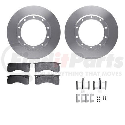 6512-99771 by DYNAMIC FRICTION COMPANY - Brake Rotor with 5000 Brake Pads and Hardware Kit