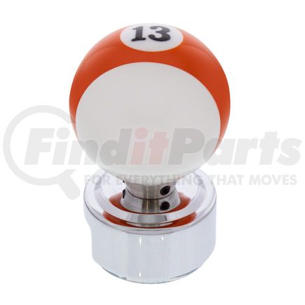 70773 by UNITED PACIFIC - Manual Transmission Shift Knob - Pool Ball, Number "13", for 13/15/18 Speed Eaton Style Shfters