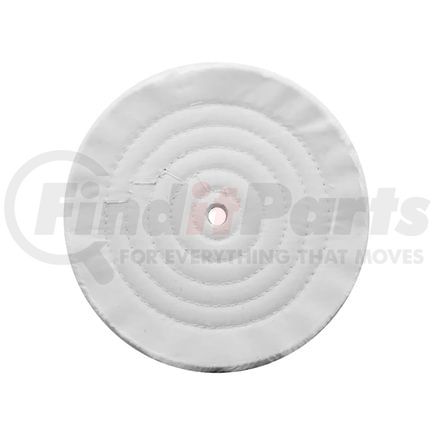 90087 by UNITED PACIFIC - Buffing Wheel - 8" White Soft Muslin Buff, 5/8" Arbor