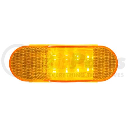 38922 by UNITED PACIFIC - Turn Signal Light - 8 LED Mid-Trailer, Amber LED/Amber Lens