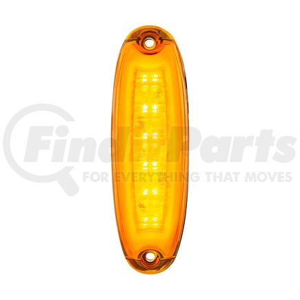 39212 by UNITED PACIFIC - Cab Light - 12 LED, Amber LED/Amber Lens, for 2008-2017 Freightliner Cascadia