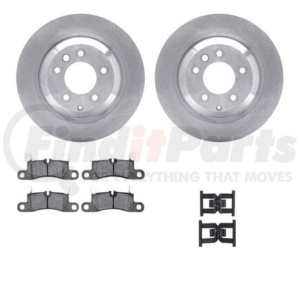 6612-02049 by DYNAMIC FRICTION COMPANY - Rotors with 5000 Euro Ceramic Brake Pads includes Hardware