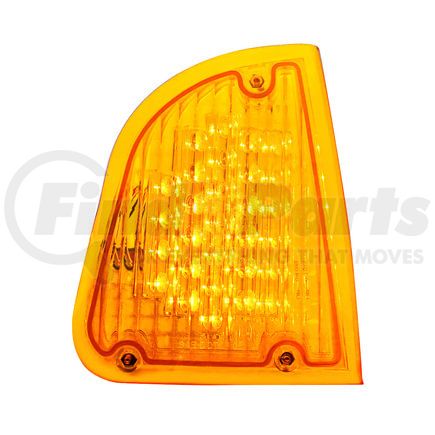 39337 by UNITED PACIFIC - Turn Signal Light - RH, 29 LED, Amber LED/Amber Lens, for Kenworth