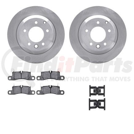 6612-74185 by DYNAMIC FRICTION COMPANY - Rotors with 5000 Euro Ceramic Brake Pads includes Hardware