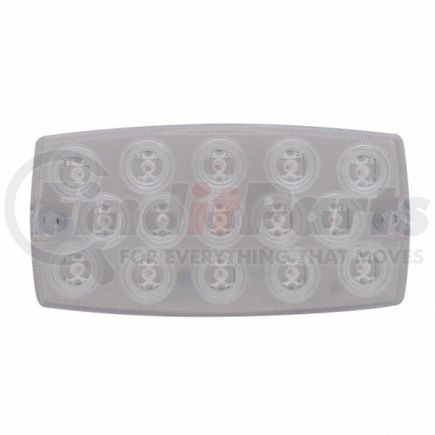 39374B by UNITED PACIFIC - Brake / Tail / Turn Signal Light - Bulk, Rectangular Light, 15 LED, Red LED/Clear Lens
