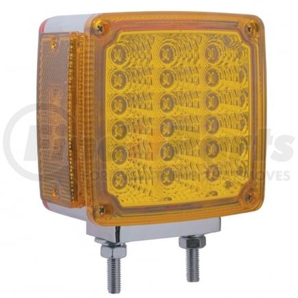 39378 by UNITED PACIFIC - Turn Signal Light - Double Face, RH, 39 LED Reflector, Amber & Red LED/Lens, 2-Stud Mount