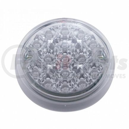 39393B by UNITED PACIFIC - Marker Light - Reflector, Single Face, LED, without Housing, 15 LED, Clear Lens/Red LED, 3" Lens, Round Design