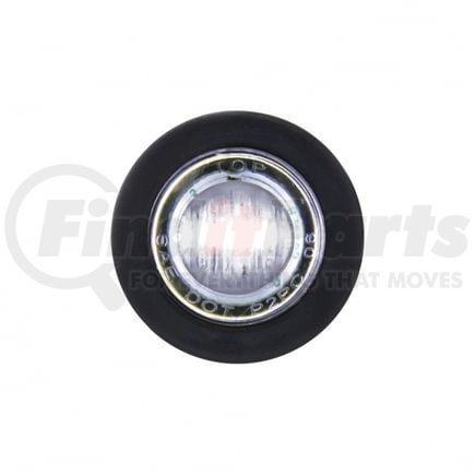 39772 by UNITED PACIFIC - Mini Clearance/Marker Light, White LED/Clear Lens, 3 LED