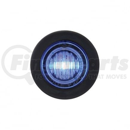 39771 by UNITED PACIFIC - Mini Clearance/Marker Light, Blue LED/Clear Lens, 3 LED