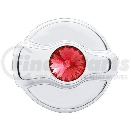 41327 by UNITED PACIFIC - A/C Control Knob - Red Diamond, for Peterbilt Signature