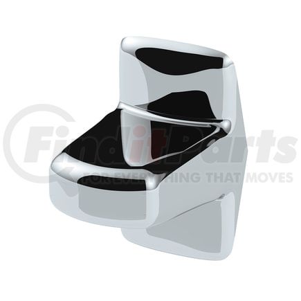 41441 by UNITED PACIFIC - Toggle Switch Cover - Chrome, Plastic, for 2011-2014 Kenworth T700 & 1996-2010 Kenworth T2000