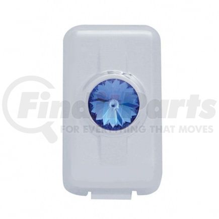 41603 by UNITED PACIFIC - Dash Switch Cover - Switch Plug Cover, with Blue Diamond, for Volvo