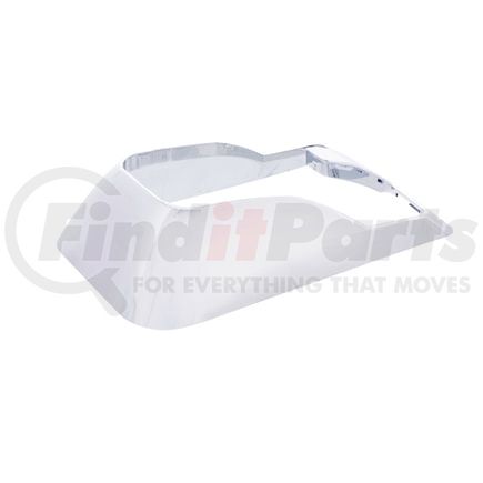 41625 by UNITED PACIFIC - Side Marker Light Bezel - Chrome, LED, Plastic, Door, for 1998-2023 Volvo VNL