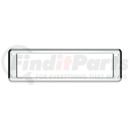 40940 by UNITED PACIFIC - Overhead Pocket Bezel - Chrome, Plastic, for 2000-2010 International 9900/9400/9200