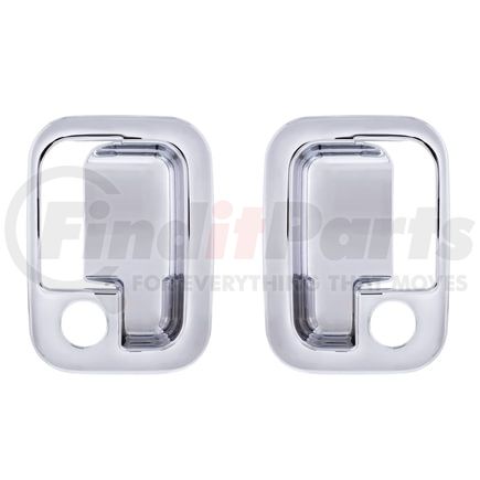 40962 by UNITED PACIFIC - Door Handle Trim - Exterior, Set, Chrome, for 2005+ Peterbilt/Kenworth