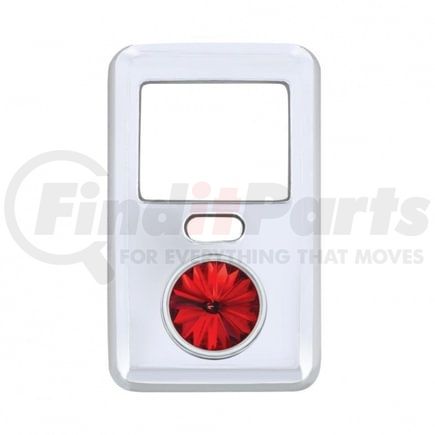 41649 by UNITED PACIFIC - Dash Switch Cover - with Red Diamond, for Volvo