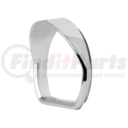 41756 by UNITED PACIFIC - Gauge Bezel - Speed/Tachometer Gauge Cover, Center Dash, Chrome, for 2010+ Peterbilt