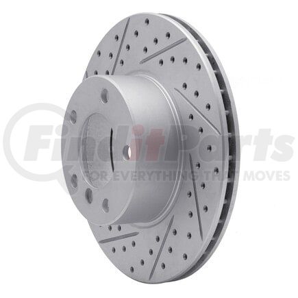 830-31043R by DYNAMIC FRICTION COMPANY - Geoperformance Rotor - Drilled and Slotted