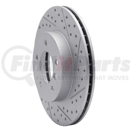 830-31046R by DYNAMIC FRICTION COMPANY - Geoperformance Rotor - Drilled and Slotted