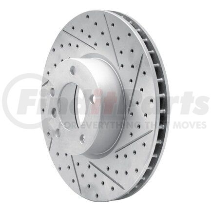 830-31051R by DYNAMIC FRICTION COMPANY - Geoperformance Rotor - Drilled and Slotted