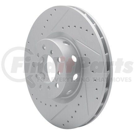 830-31057D by DYNAMIC FRICTION COMPANY - Geoperformance Rotor - Drilled and Slotted