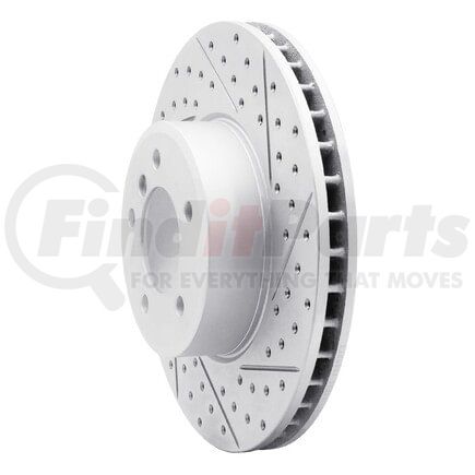 830-31062R by DYNAMIC FRICTION COMPANY - Geoperformance Rotor - Drilled and Slotted