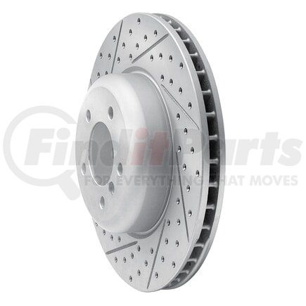 830-31063L by DYNAMIC FRICTION COMPANY - Geoperformance Rotor - Drilled and Slotted