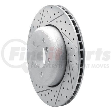 830-31064L by DYNAMIC FRICTION COMPANY - Geoperformance Rotor - Drilled and Slotted