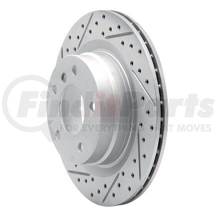 830-31068L by DYNAMIC FRICTION COMPANY - Geoperformance Rotor - Drilled and Slotted