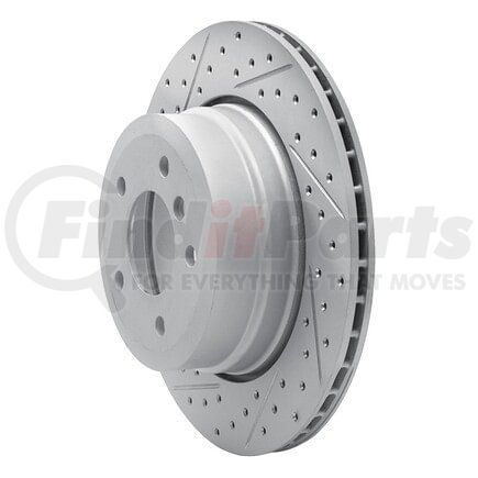 830-31075L by DYNAMIC FRICTION COMPANY - Geoperformance Rotor - Drilled and Slotted