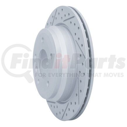 830-31081L by DYNAMIC FRICTION COMPANY - Geoperformance Rotor - Drilled and Slotted