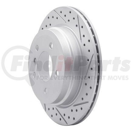 830-31081R by DYNAMIC FRICTION COMPANY - Geoperformance Rotor - Drilled and Slotted