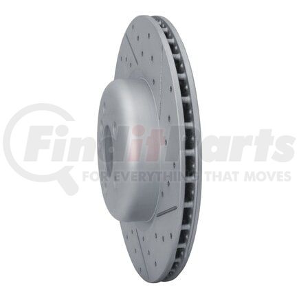 830-31130R by DYNAMIC FRICTION COMPANY - Geoperformance Rotor - Drilled and Slotted