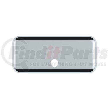 42343 by UNITED PACIFIC - Storage Door Cover - Chrome, Upper Center, for Freightliner Cascadia