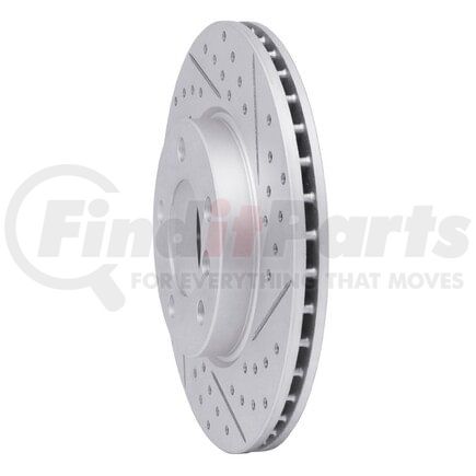 830-32009R by DYNAMIC FRICTION COMPANY - Geoperformance Rotor - Drilled and Slotted