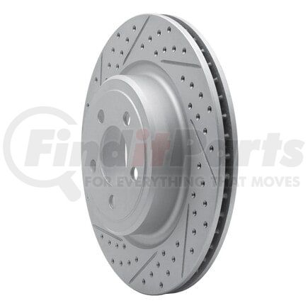 830-39021L by DYNAMIC FRICTION COMPANY - Geoperformance Rotor - Drilled and Slotted