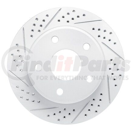 830-40105L by DYNAMIC FRICTION COMPANY - Geoperformance Rotor - Drilled and Slotted