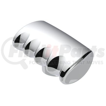 70816B by UNITED PACIFIC - Gearshift Knob - Chrome, T-Shaped Grip, Aluminum, 1/2"-13 Thread-On