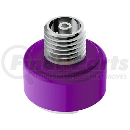 70930 by UNITED PACIFIC - Shift Knob Insert - Candy Purple, M30X3.5 Thread-On, for Eaton Fuller Style 9/10 Shifter