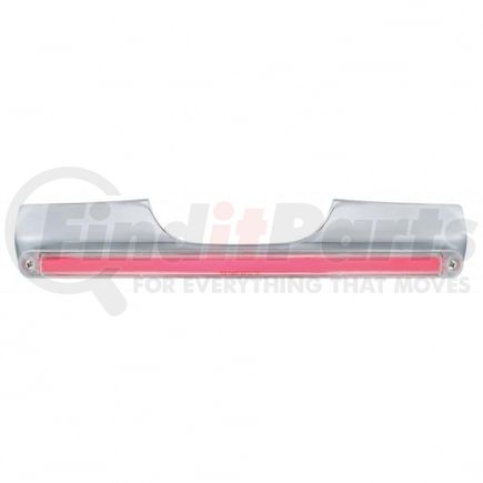 71007 by UNITED PACIFIC - Turn Signal Light - Motorcycle, Rear, with 24 LED 12" "Glo" Light Bar, Red LED/Clear Lens