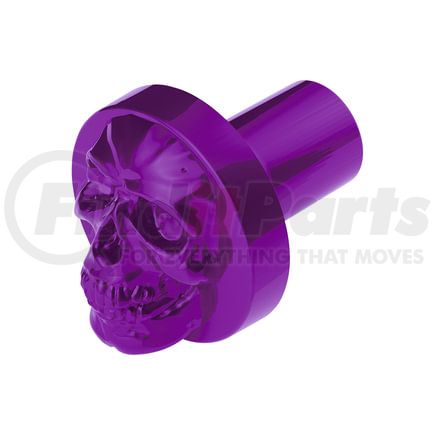 71018 by UNITED PACIFIC - Air Brake Valve Control Knob - Candy Purple, Skull Design