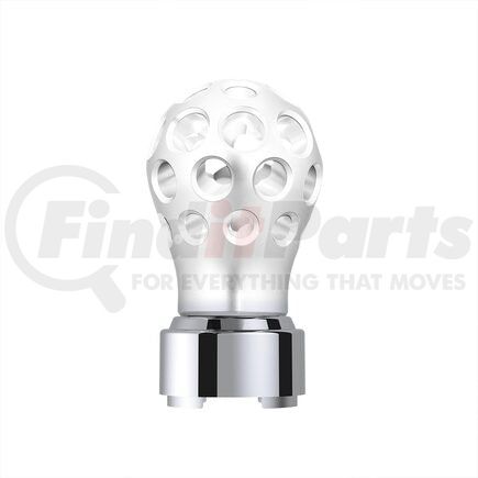 71091 by UNITED PACIFIC - Manual Transmission Shift Knob - Annodized, Phoenix Style, Thread-On, with White LED