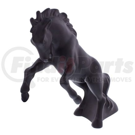 72048 by UNITED PACIFIC - Hood Ornament - Die Cast, Fighting Stallion Design, Matte Black